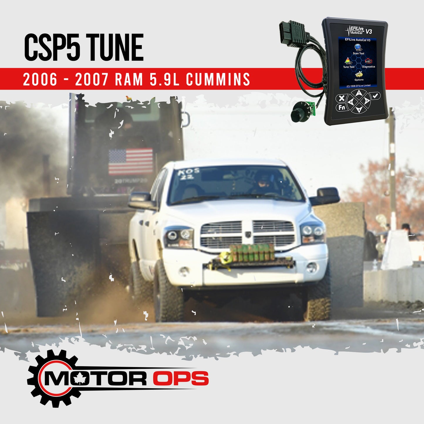 MotorOps EFILive SWITCHABLE 2006-2007 5.9L CMB Cummins Tune
