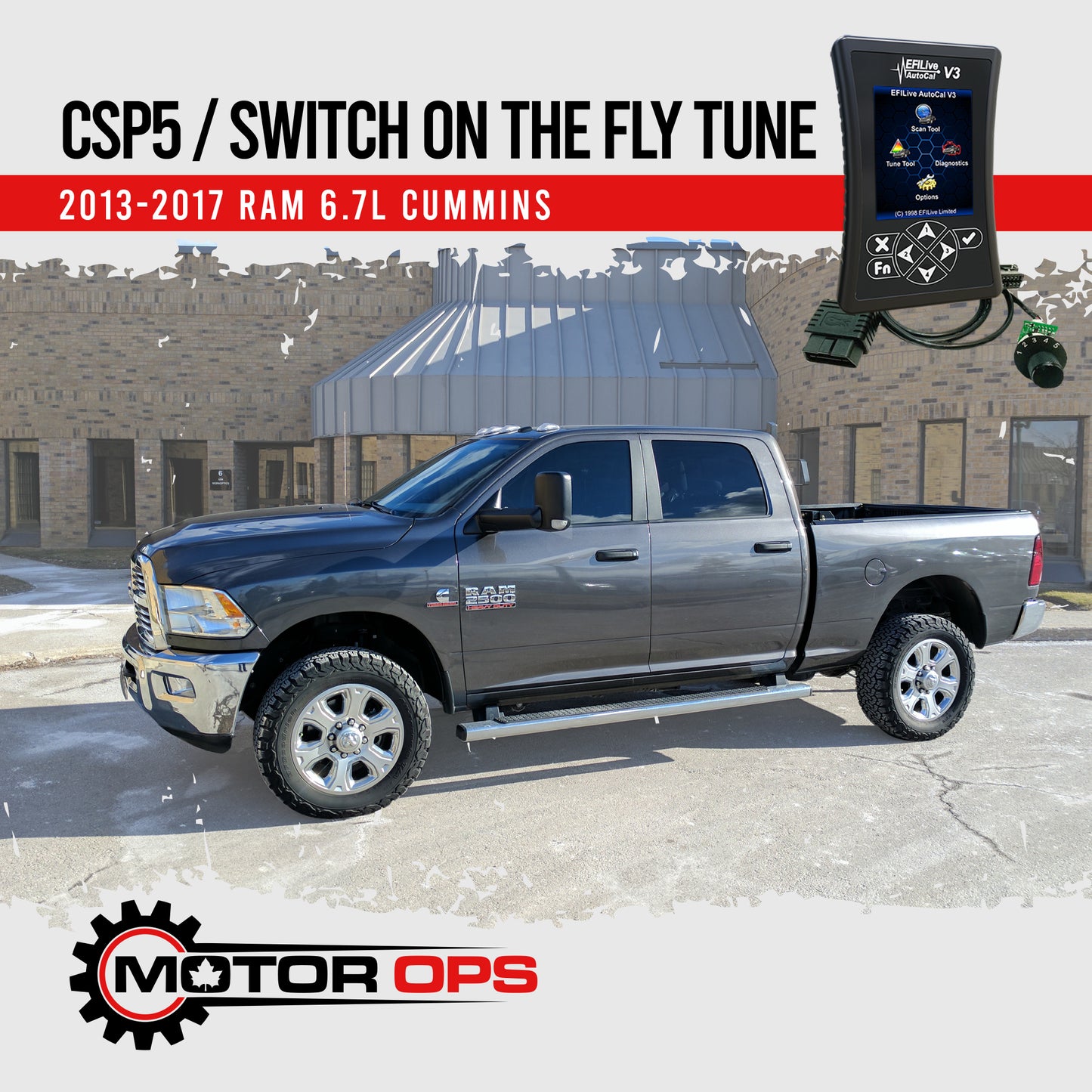 MotorOps EFILive SWITCHABLE 2013-2018 6.7L CME Cummins Tune