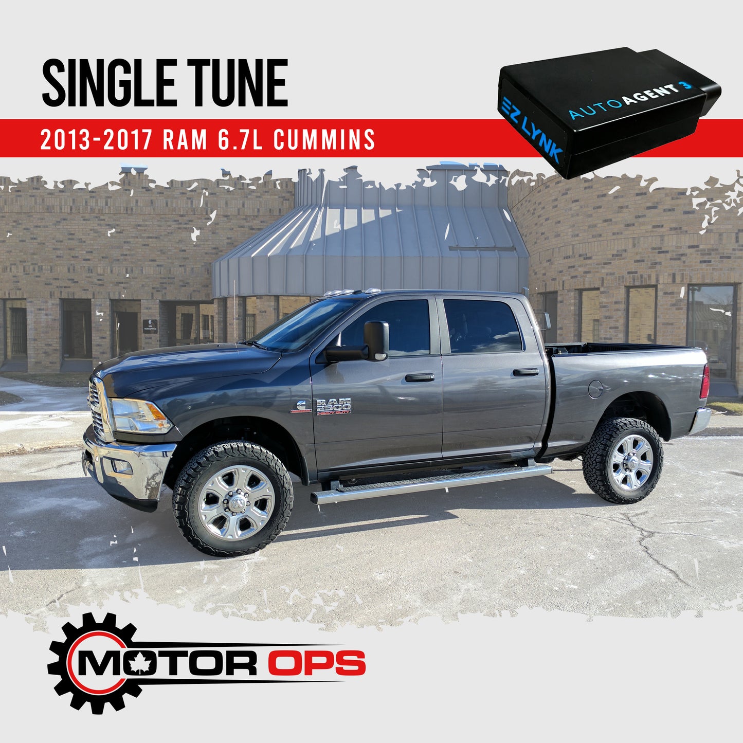 MotorOps Ez Lynk 2013-2018 CME Cummins Single Support Pack