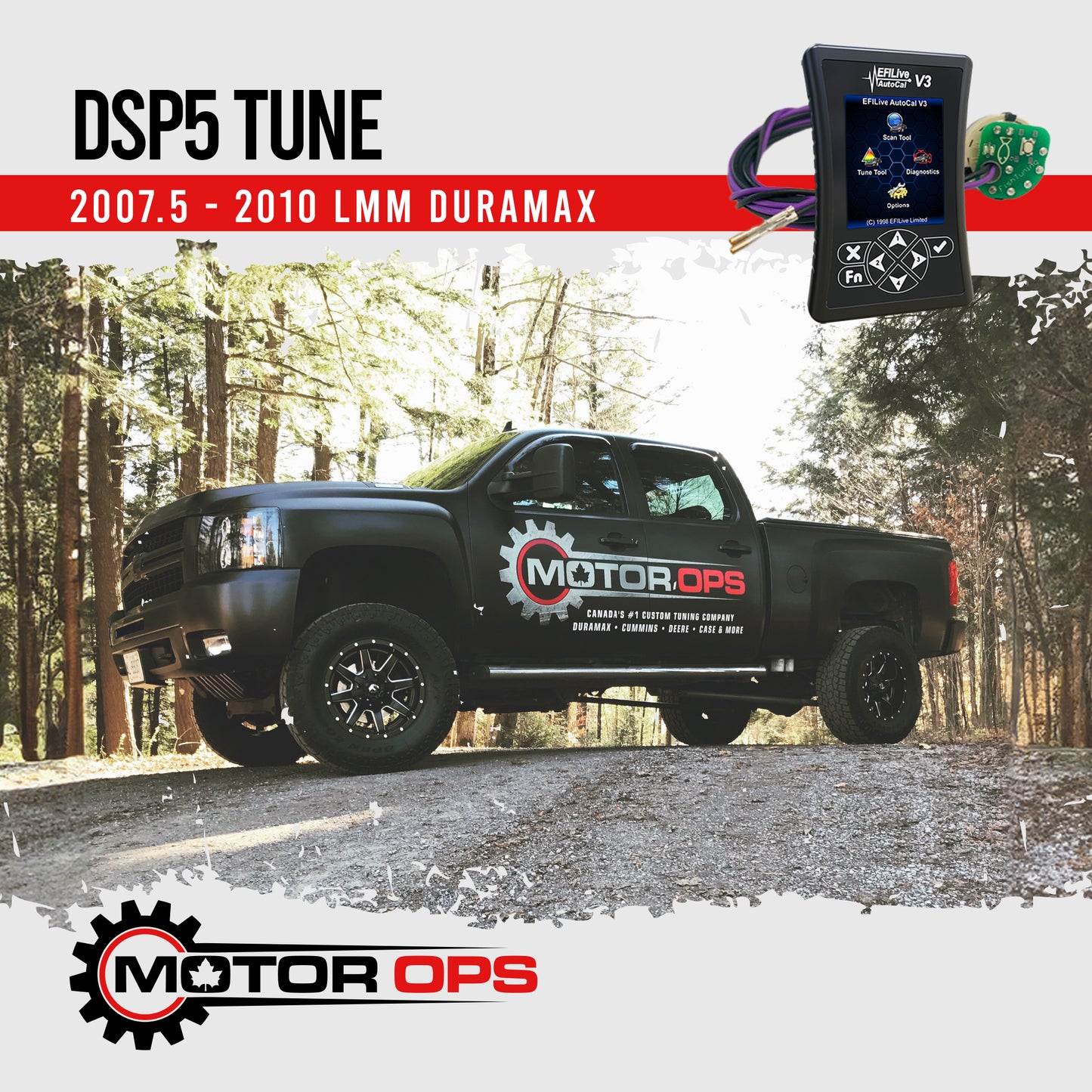 MotorOps EFILive SWITCHABLE 2007.5-2010 LMM Duramax Tune