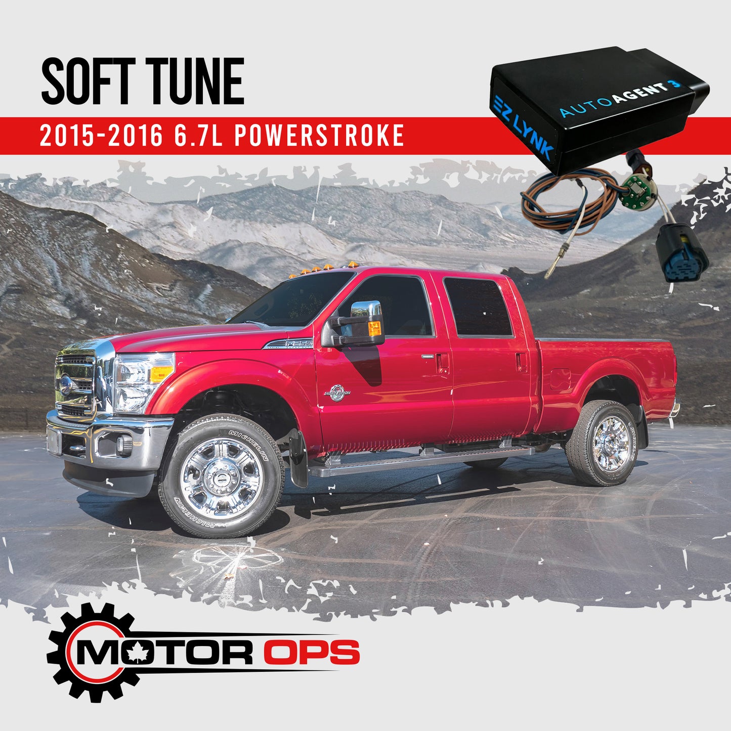 MotorOps Ez Lynk 2015-2019 Powerstroke SWITCHABLE Support Pack
