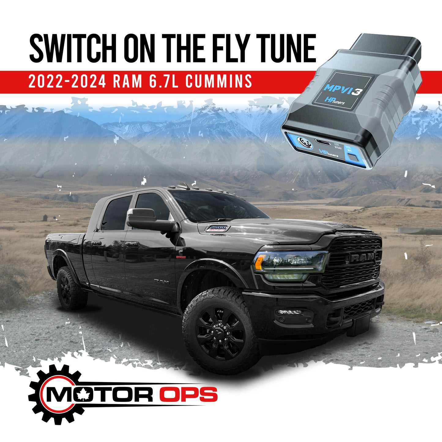 MotorOps HP Tuners 2022-2024 6.7L Cummins SWITCHABLE Tune