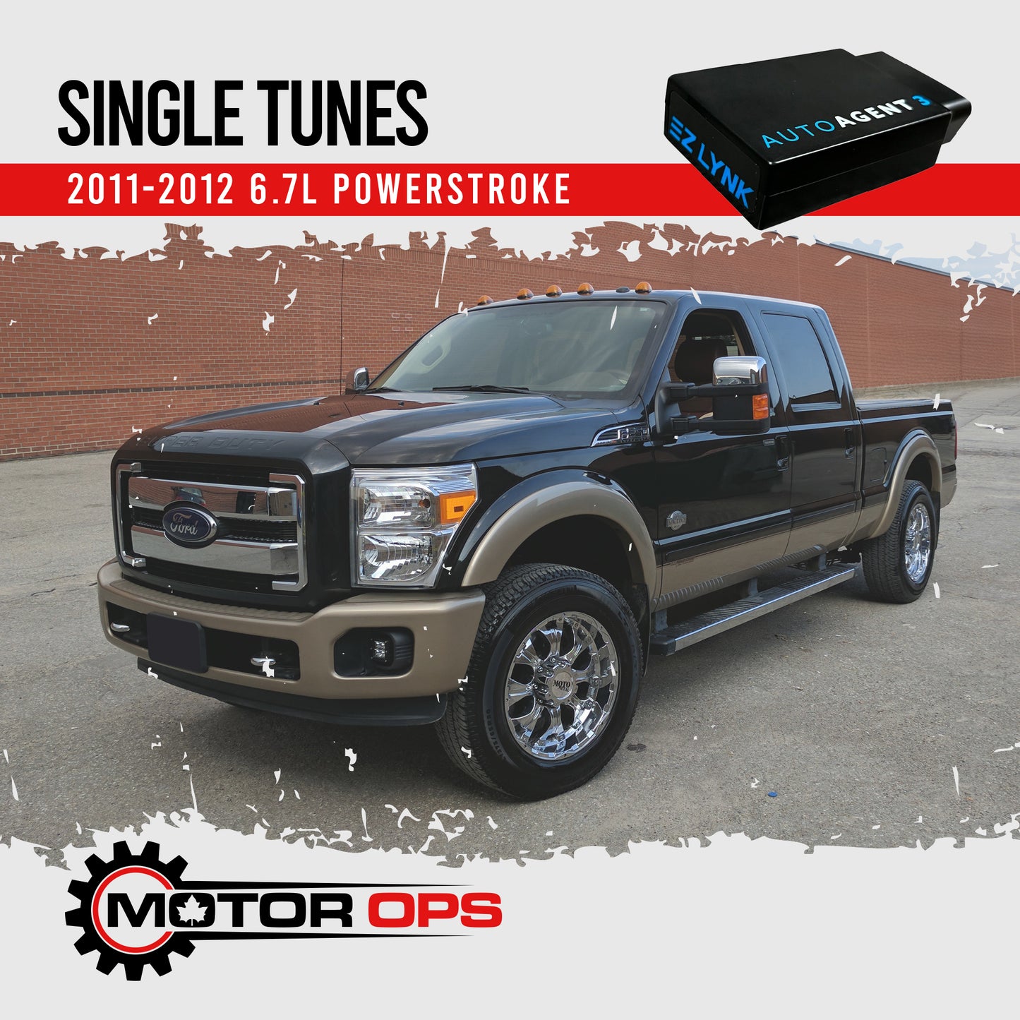 MotorOps Ez Lynk 2011-2014 Powerstroke Single Support Pack