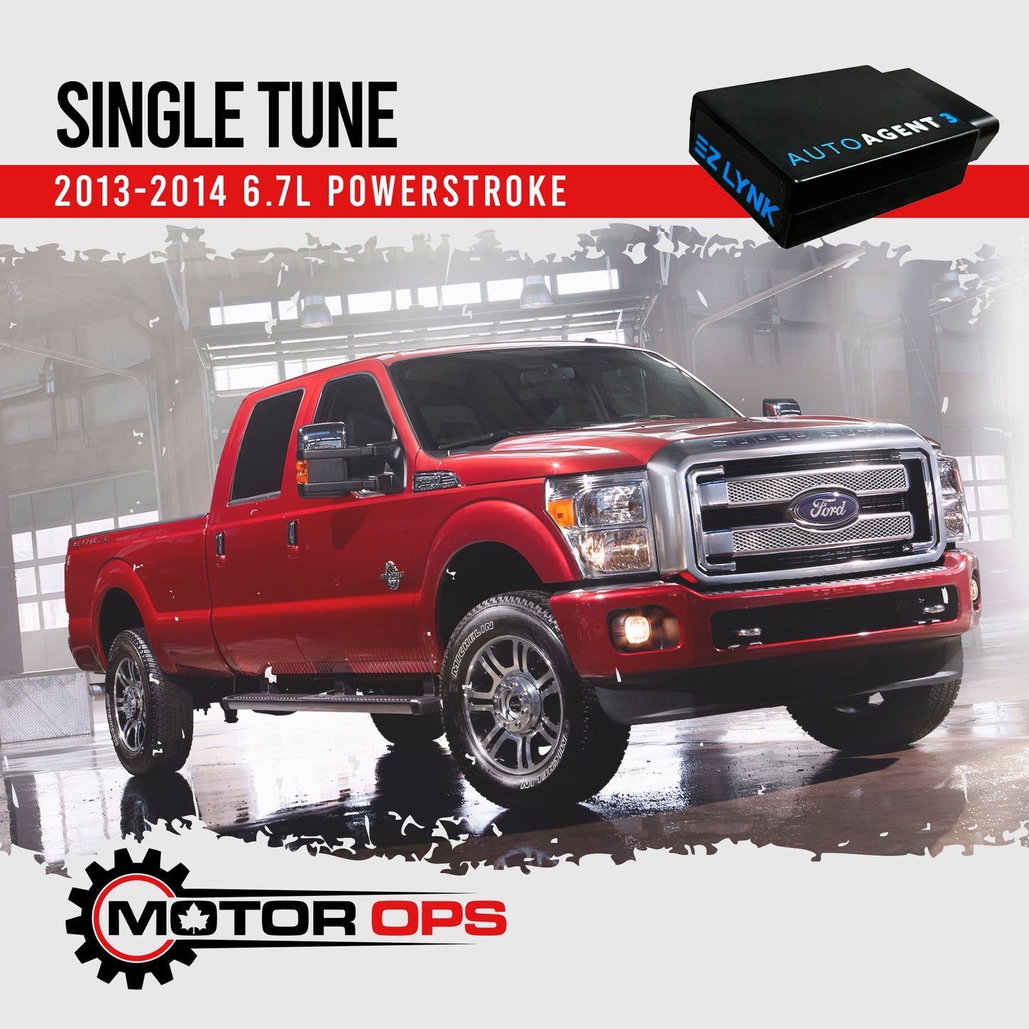 MotorOps Ez Lynk 2011-2014 Powerstroke Single Support Pack