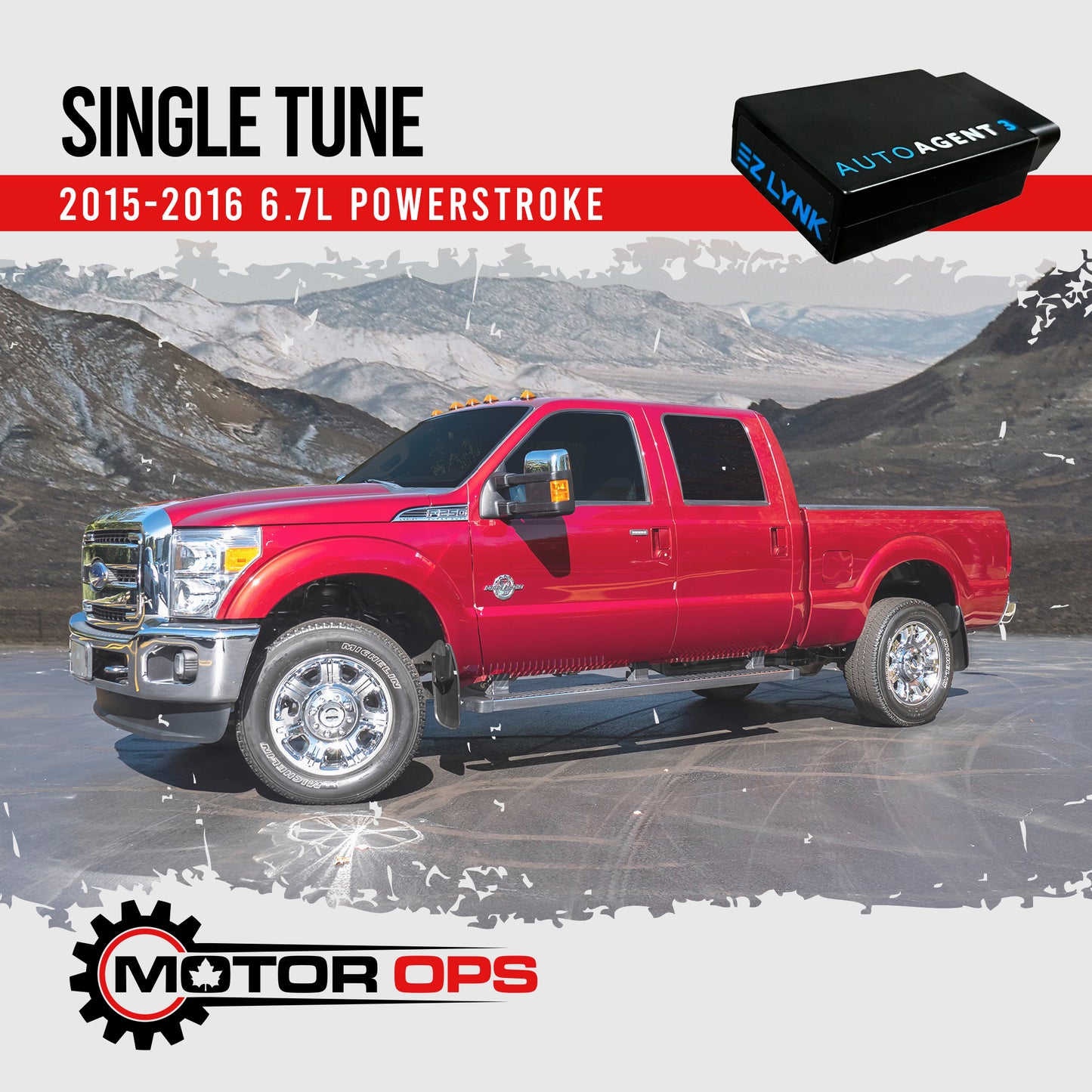 MotorOps Ez Lynk 2015-2019 Powerstroke Single Support Pack
