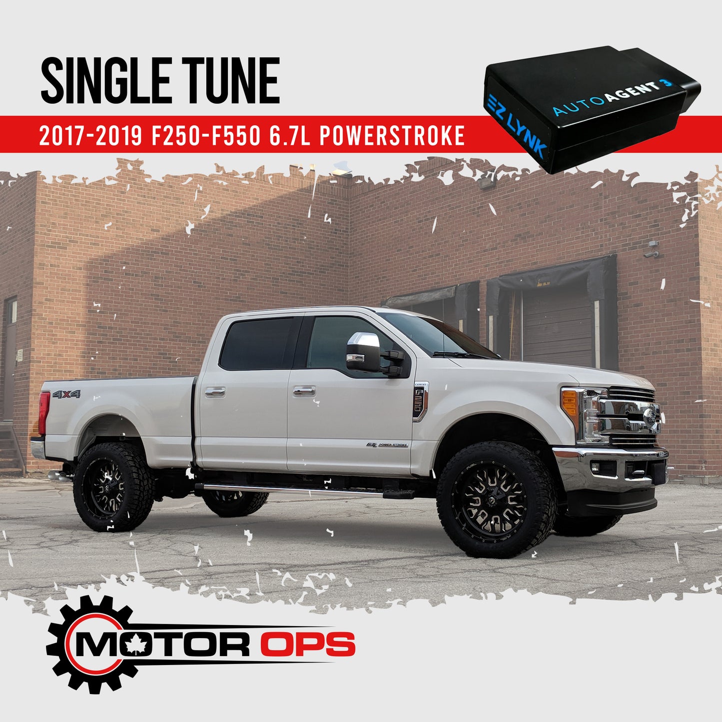 MotorOps Ez Lynk 2015-2019 Powerstroke Single Support Pack