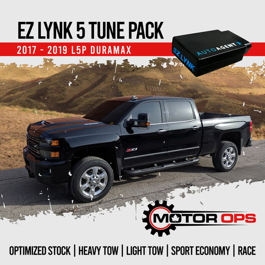 MotorOps Ez Lynk 2019 Duramax L5P 5 Tune Pack