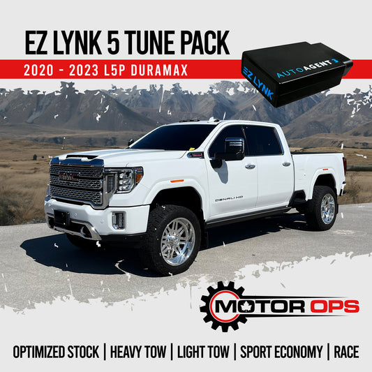 MotorOps Ez Lynk 2020-2023 Duramax L5P 5 Tune Pack