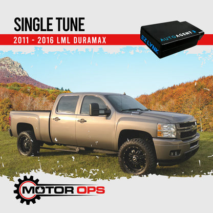 MotorOps Ez Lynk 2011-2016 LML Duramax Single Support Pack